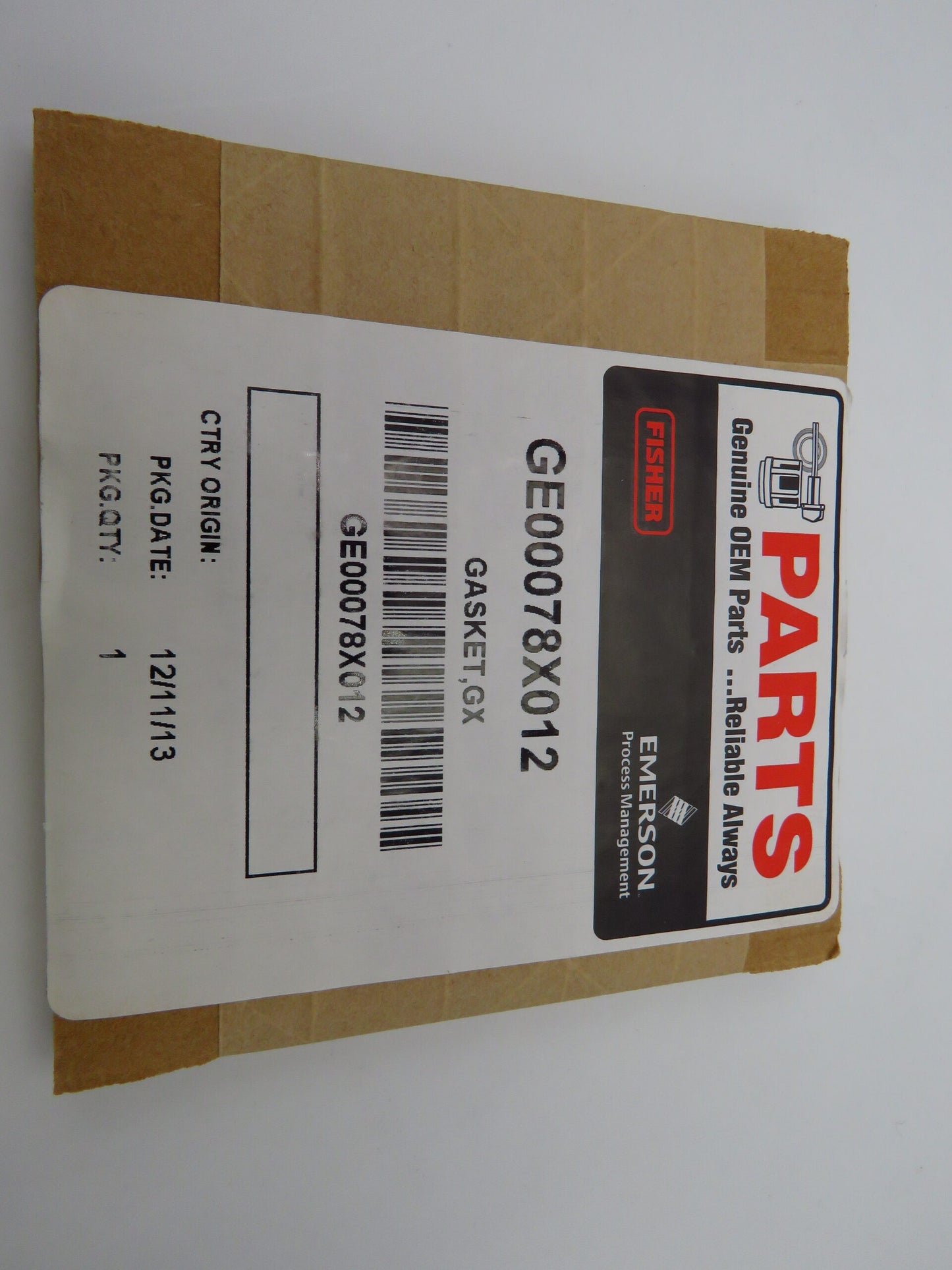 FISHER P/N:GE00078X012