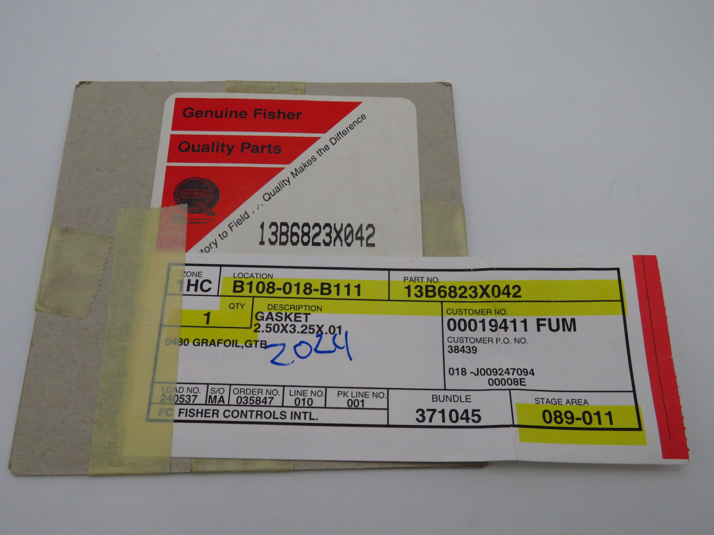 FISHER P/N:13B6823X042