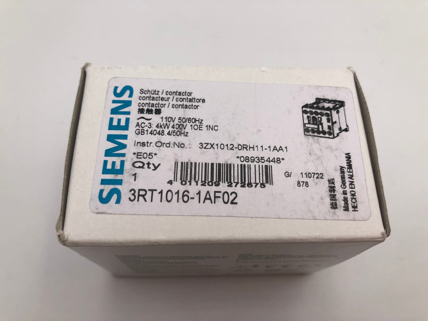 SIEMENS 3RT1016-1AF02