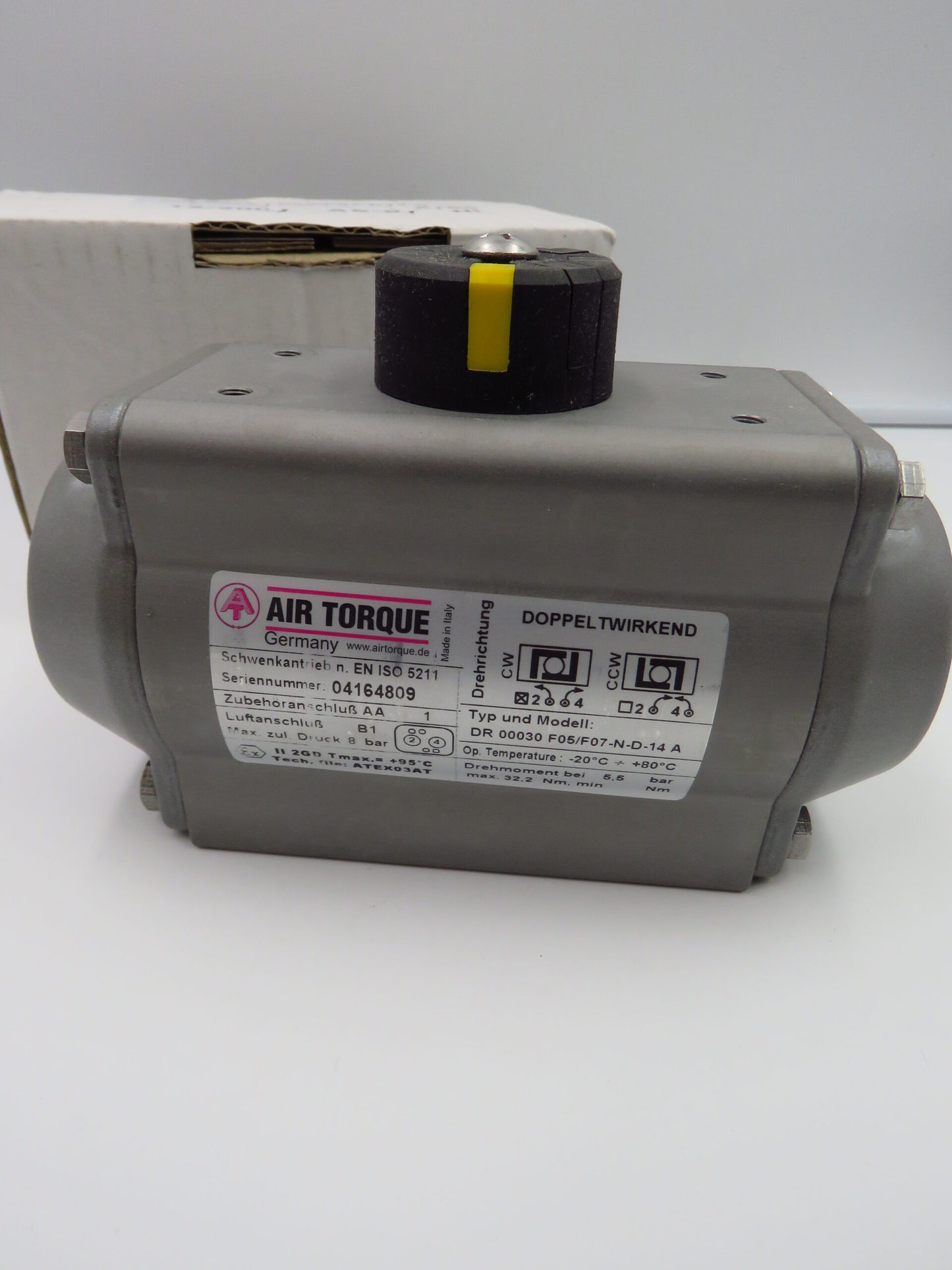 AIR TORQUE  MODEL:DR0030 PNEUMATIC ACTUATORS