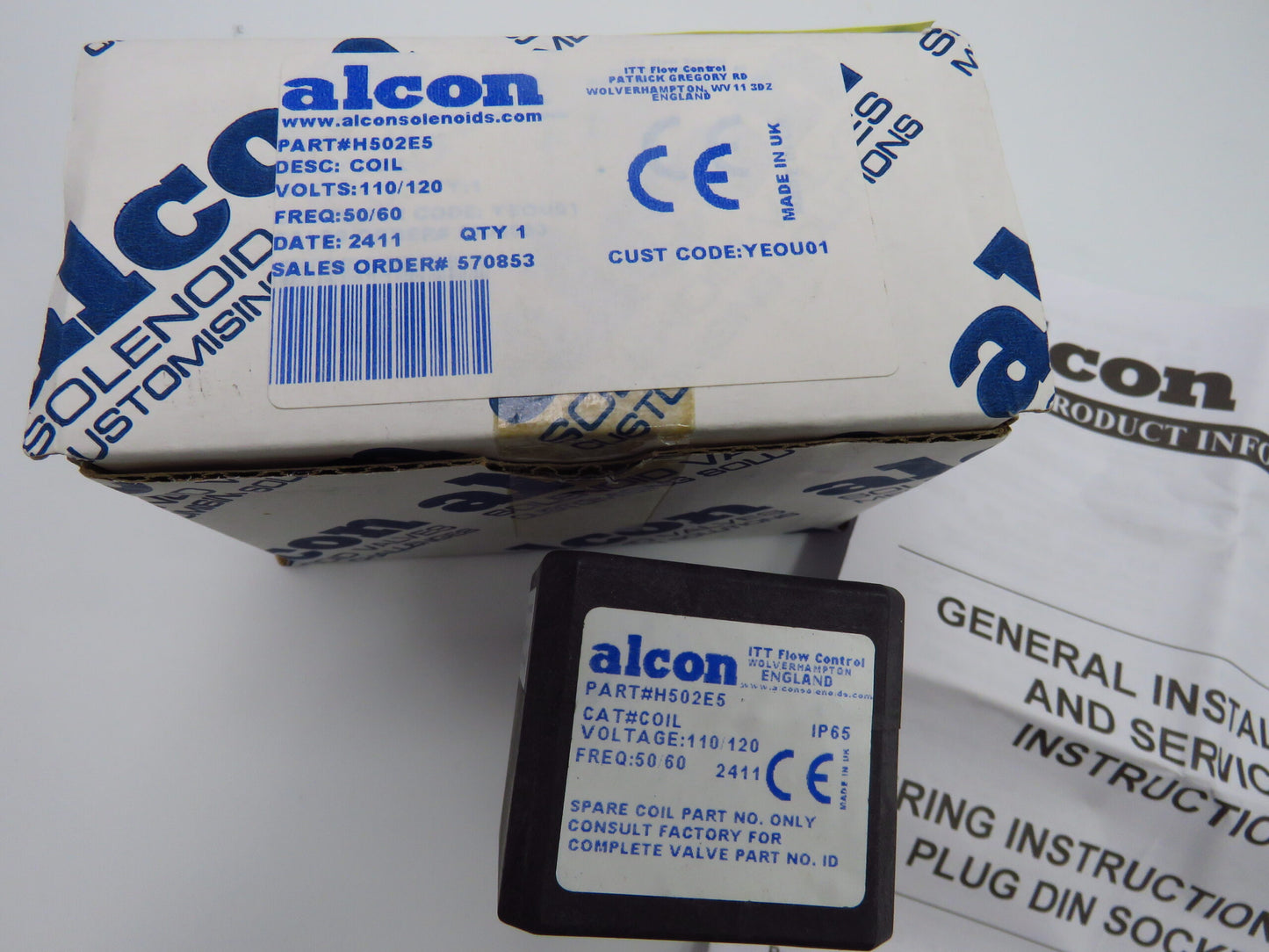 ALCON PART NO:H502E5  120VDC