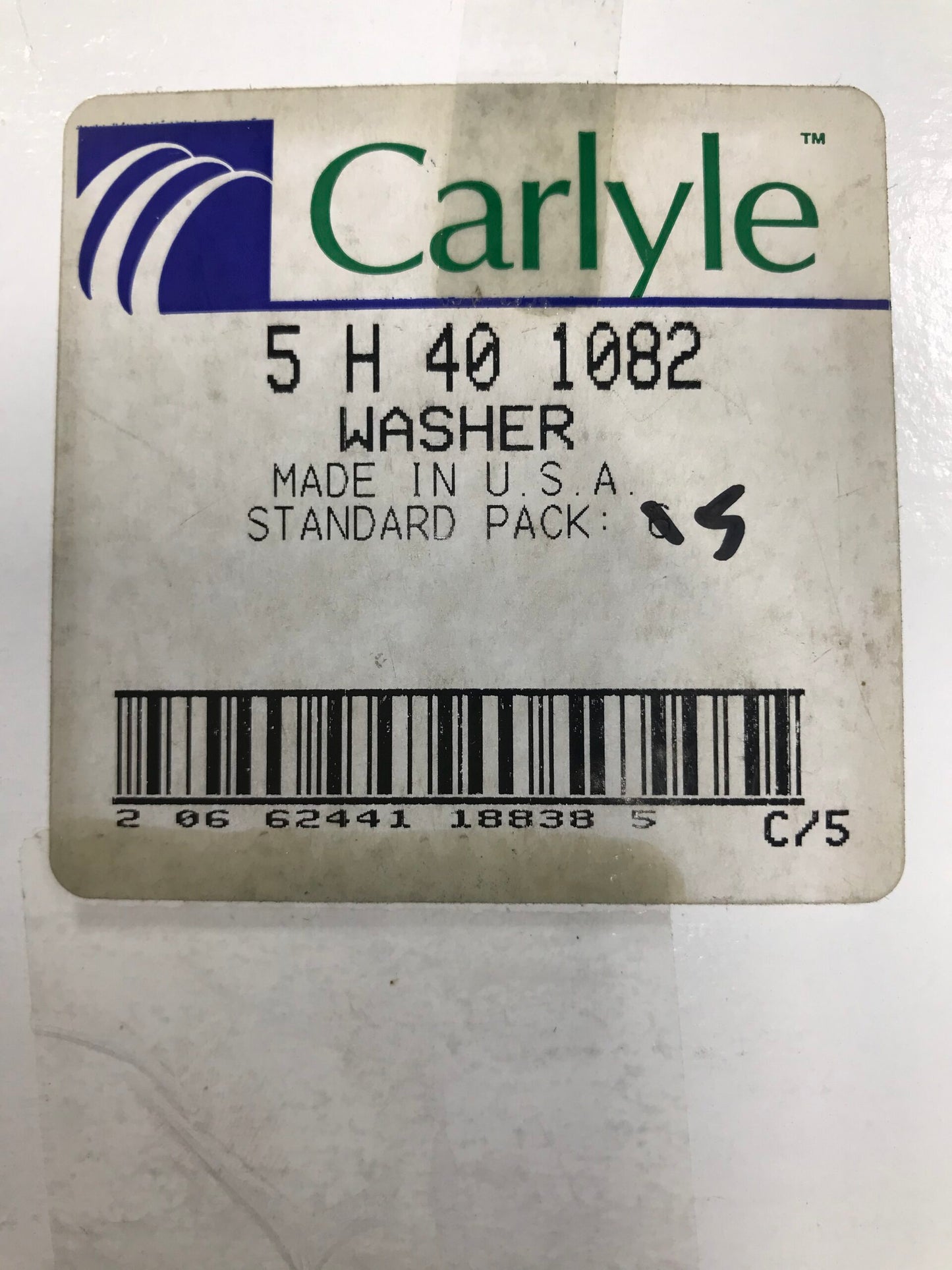 CARLYLE 5H40-1082 PUMP END BEARING WASHERS