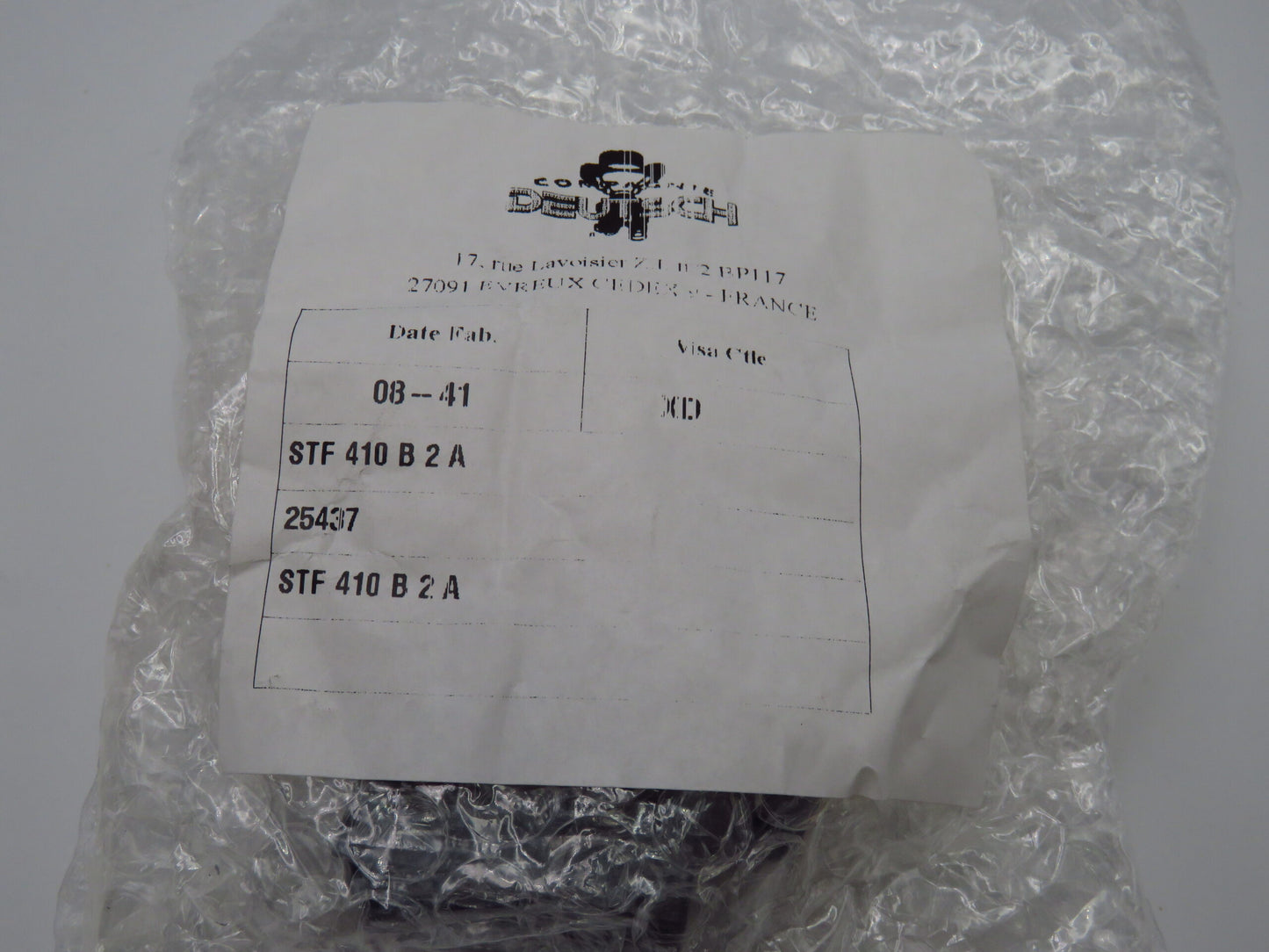 DEUTSCH P/N.:STFE 410 B 2 A