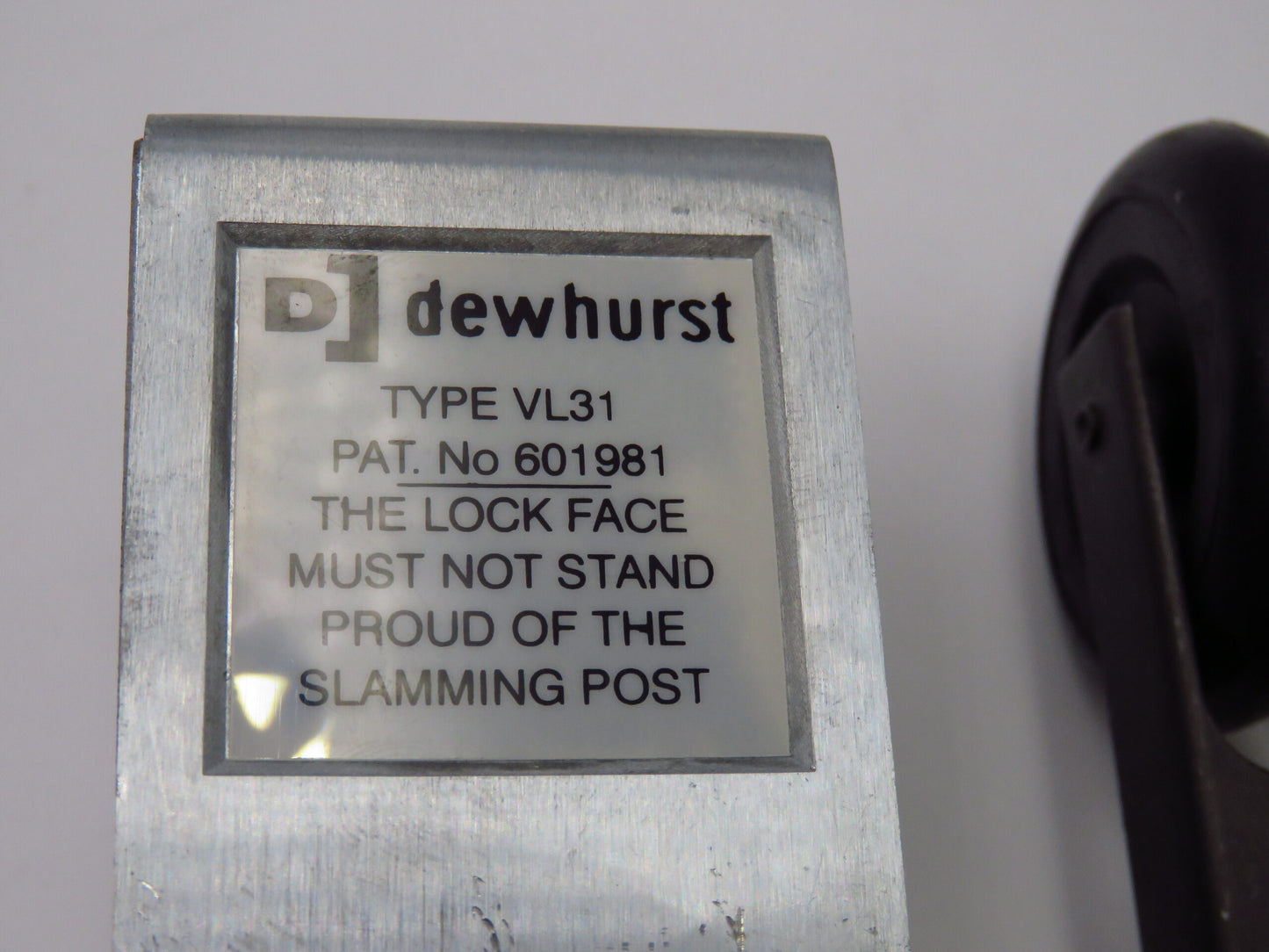 DEWHURST TYPE:VL31A RH