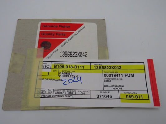 FISHER P/N:13B6823X042