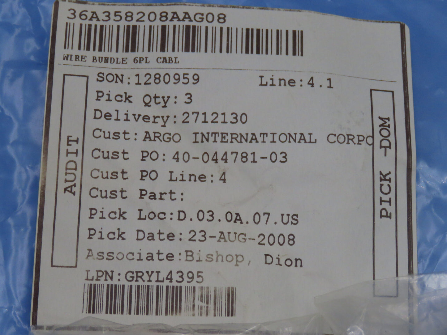 GE P/N:36A358208AAG08