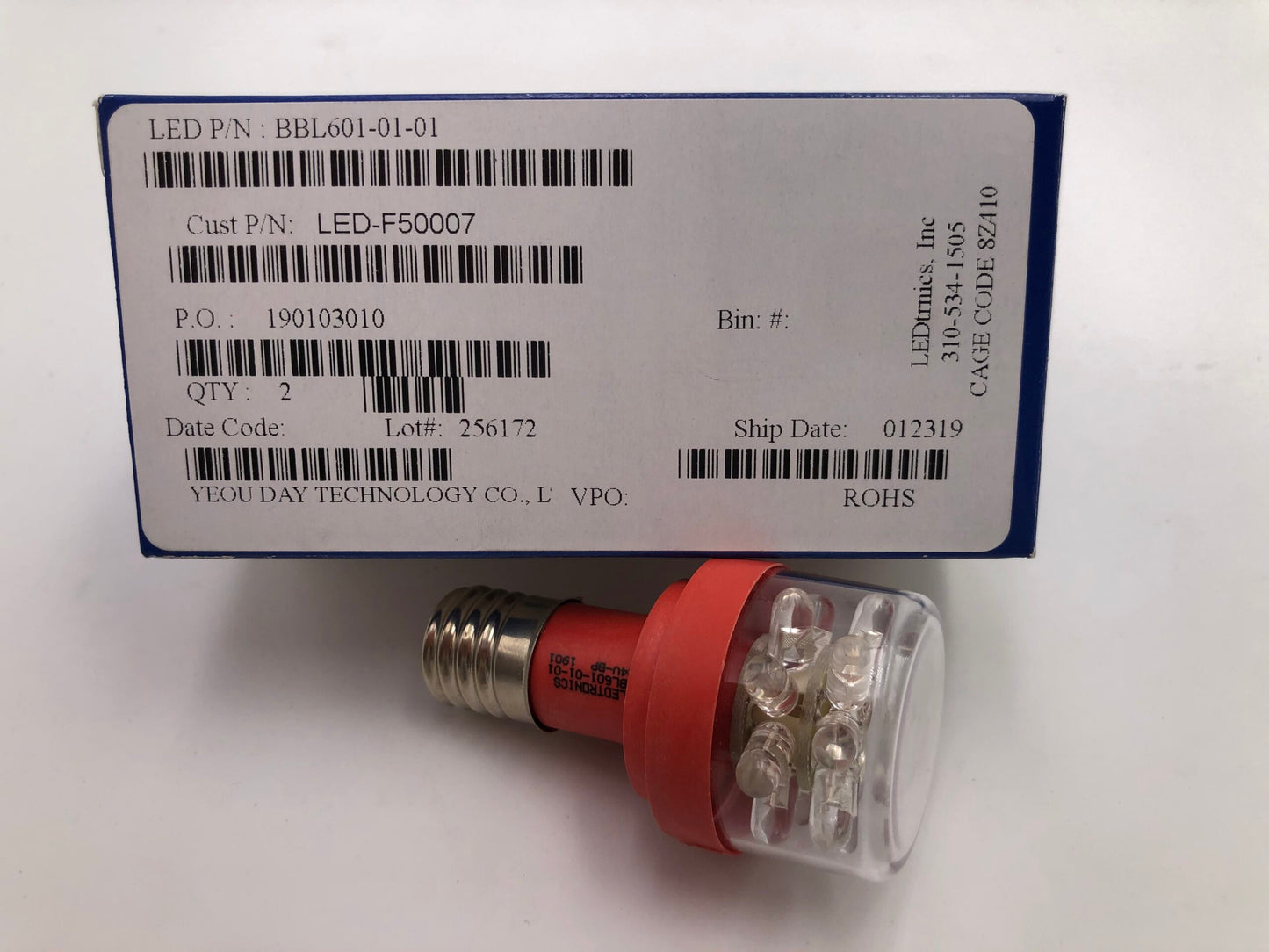 LEDtronics TYPE:BBL601-01-01