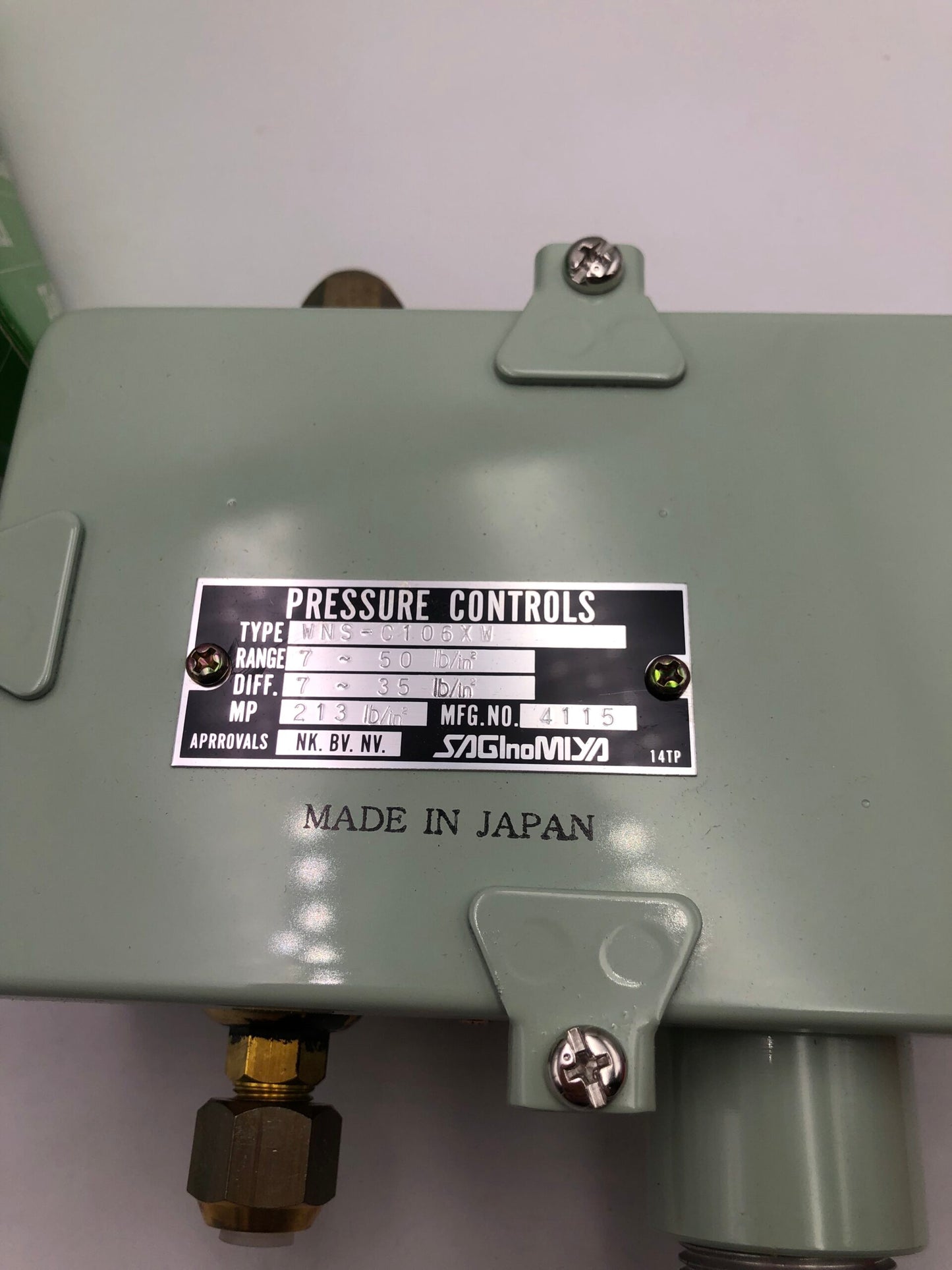 SAGINOMIYA P/N:WNS-C106XW