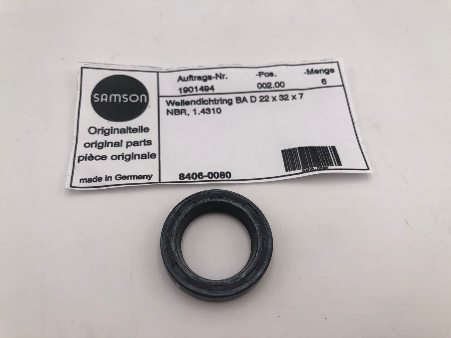 SAMSON P/N:8406-0080