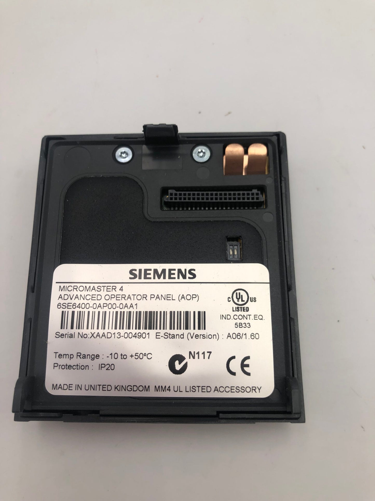 SIEMENS 6SE6400-0AP00-0AA1
