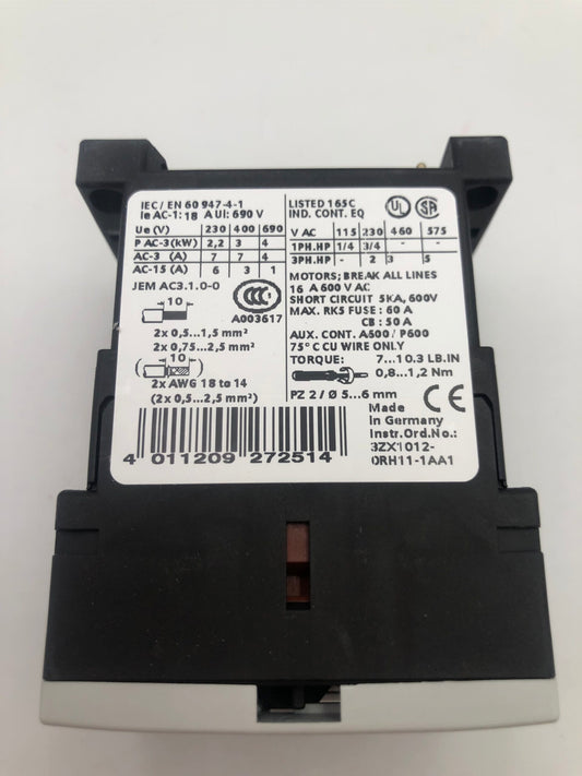 SIEMENS P/N:3RT1015-1AF02