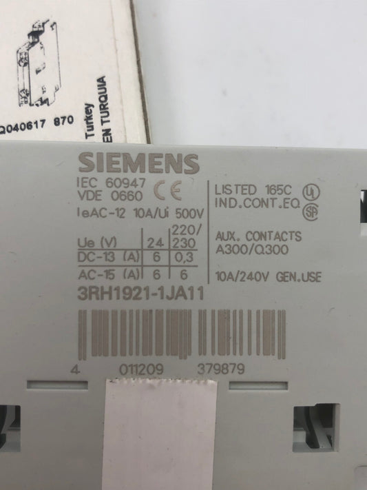 SIEMENS 3RH1921-1JA11X2