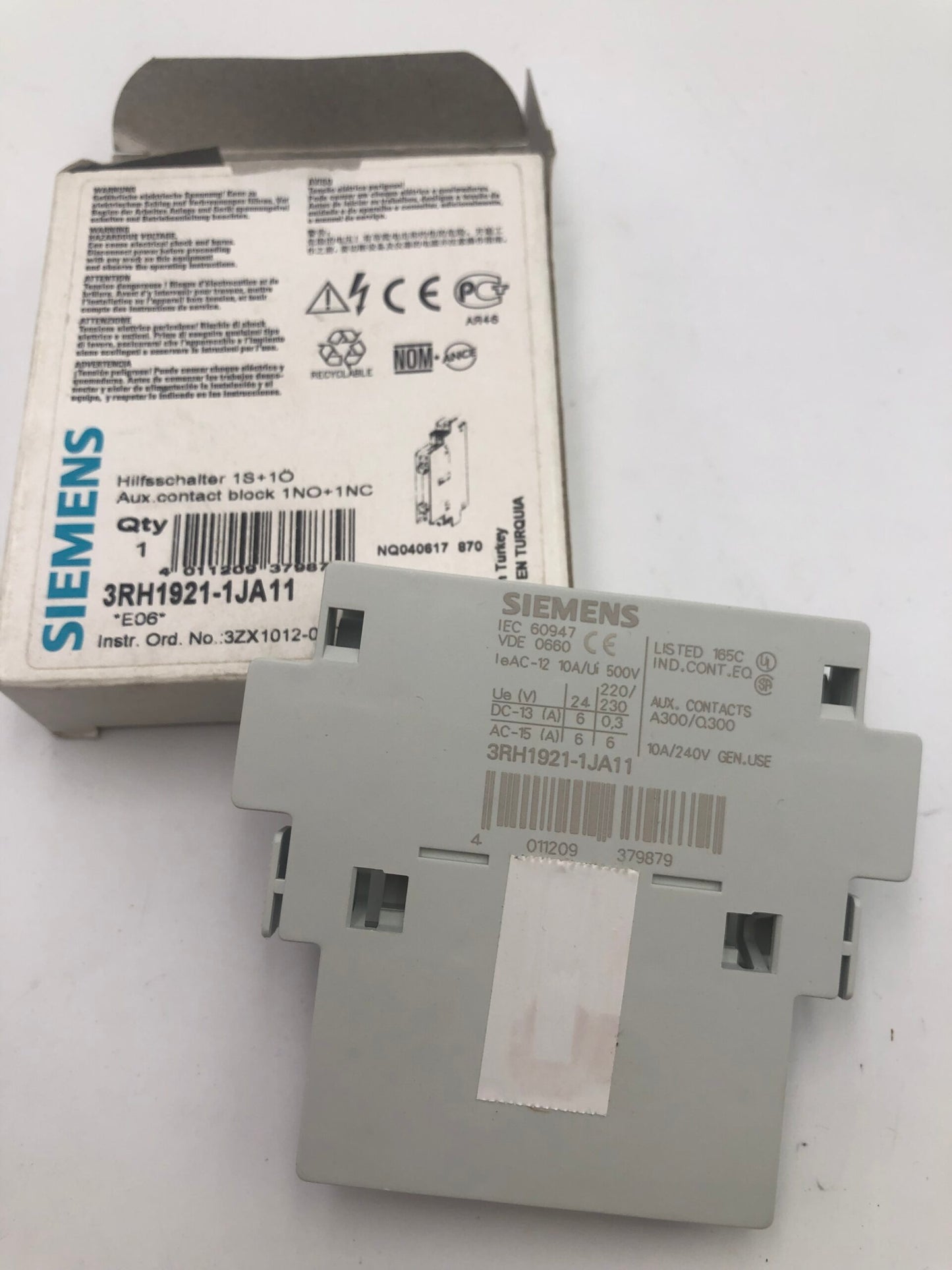 SIEMENS 3RH1921-1JA11X2