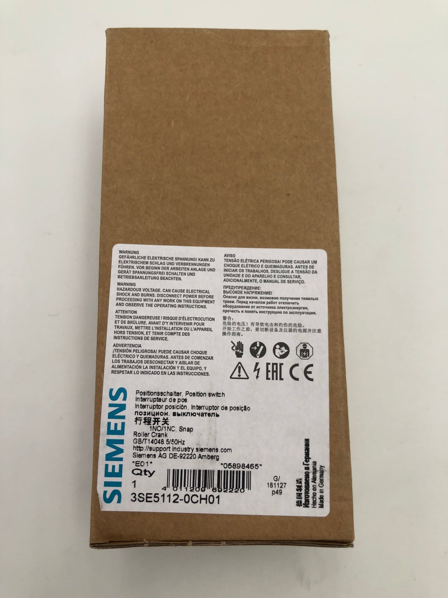 SIEMENS 3SE5112-0CH01